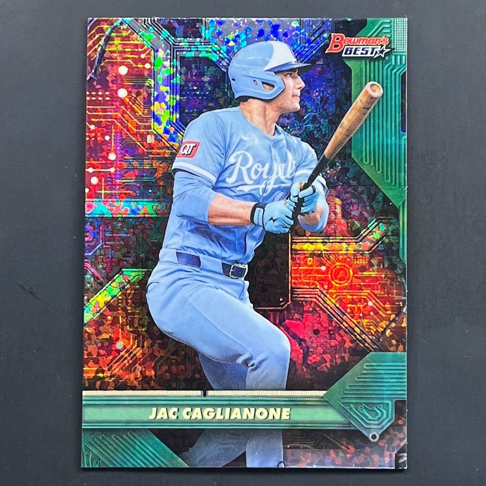 2025 Bowman's Best Jac Caglianone Circuitry Mini-Diamond Refractor SP Royals
